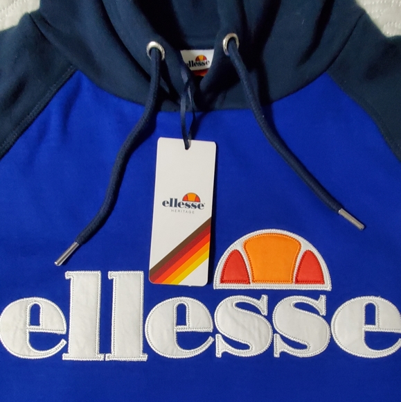 Ellesse fleece hoodie,Men Size L - Picture 3 of 4